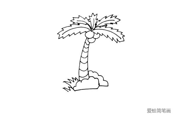 椰子树如何画