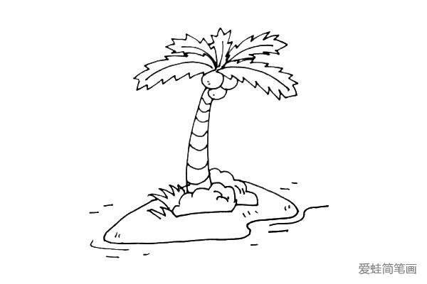 椰子树如何画