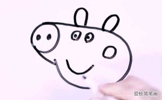 简单的小猪佩奇如何画