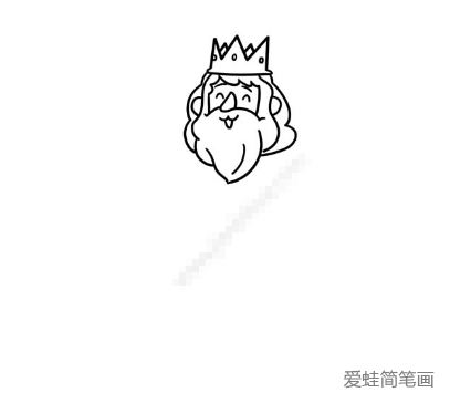 国王简笔画简单画法