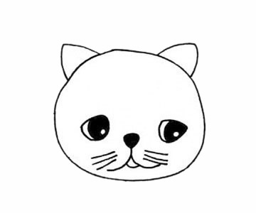如何画加菲猫