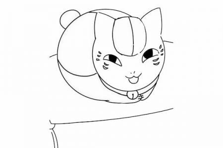 猫咪老师简笔画