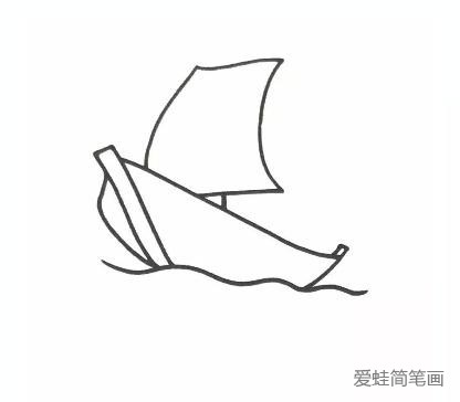 小帆船如何画漂亮又简单