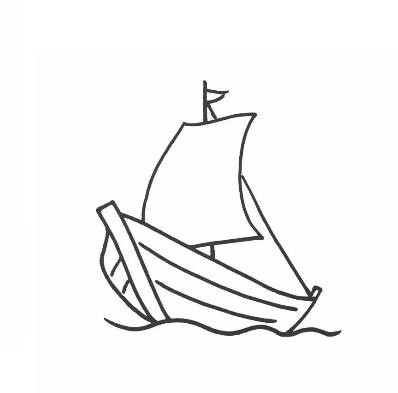 小帆船如何画漂亮又简单
