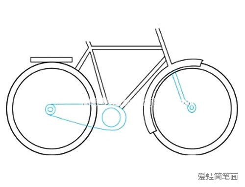 自行车画法简笔画