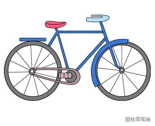 自行车画法简笔画