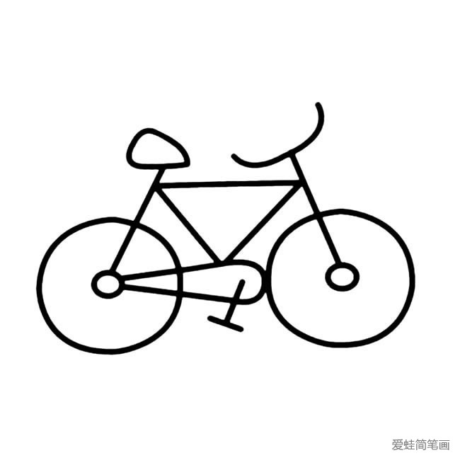 自行车简笔画图片大全