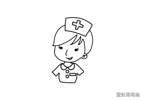 护士简笔画简单又漂亮