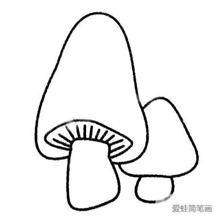 小蘑菇简笔画图片大全