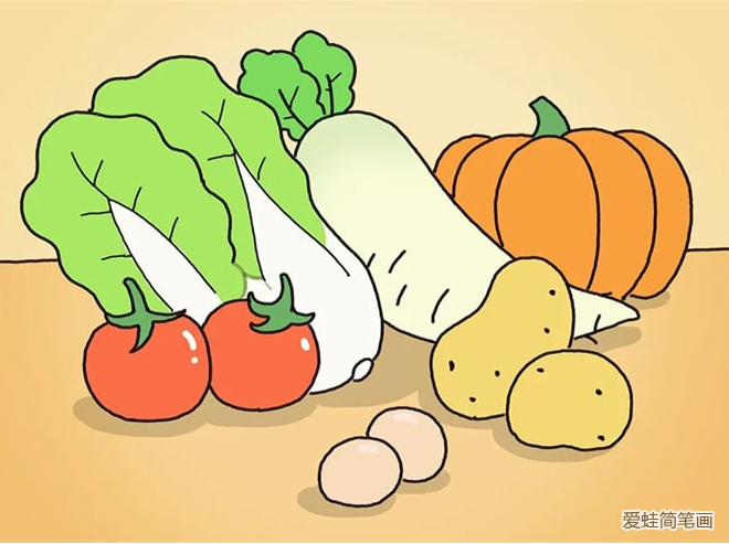 蔬菜简笔画