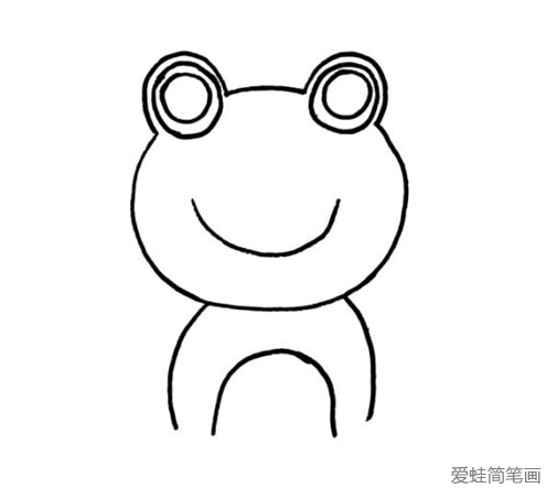 可爱的小青蛙简笔画