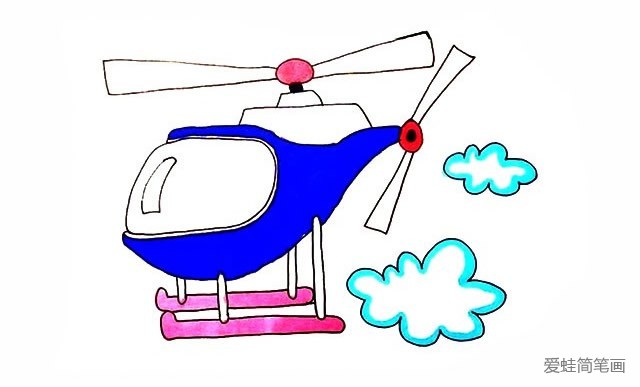 直升机如何画