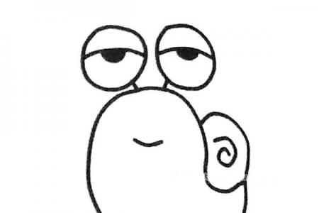 卡通蜗牛如何画