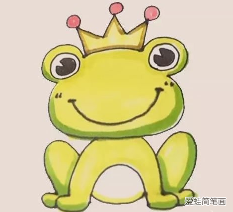 青蛙王子简笔画