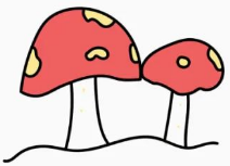 小蘑菇简笔画