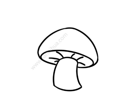 好看的蘑菇简笔画