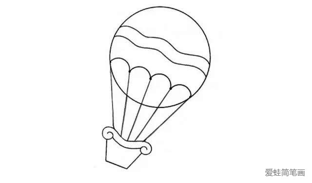 热气球如何画