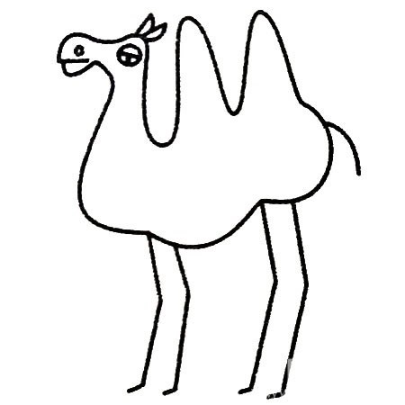 骆驼简笔画如何画