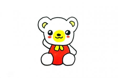 可爱小熊玩具简笔画