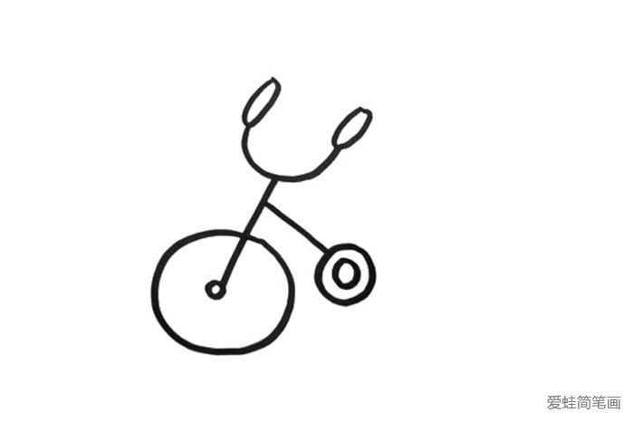 自行车简笔画