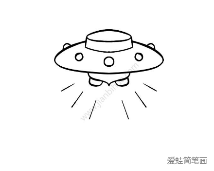 UFO宇宙飞船简笔画