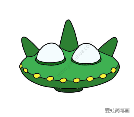UFO飞船简笔画