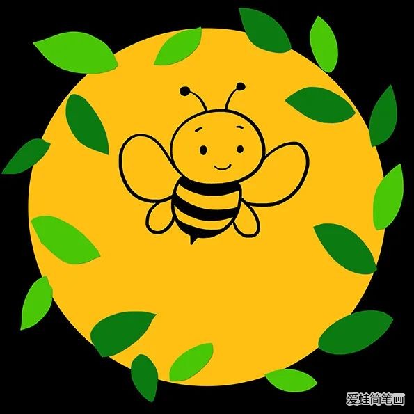 可爱小蜜蜂贴纸图片大全