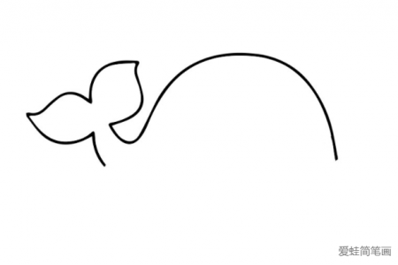 幼儿简笔画鲸鱼画法