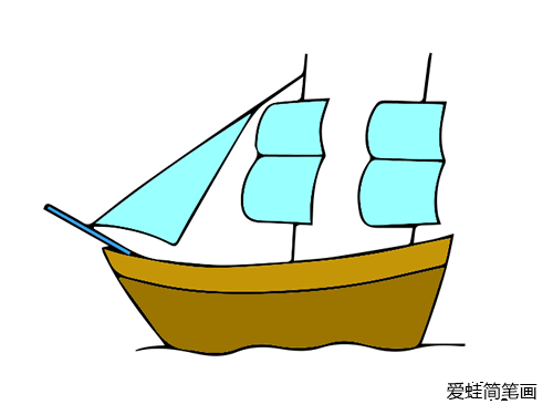 简笔画小帆船怎么画好看又漂亮