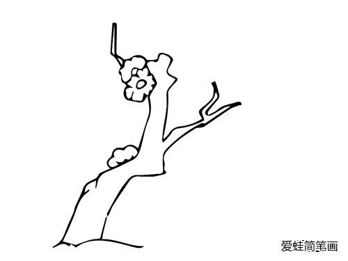 漂亮的梅花树简笔画怎么画
