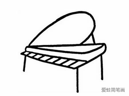 简单钢琴简笔画图片大全