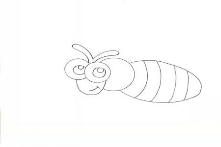 小蜜蜂之简笔画