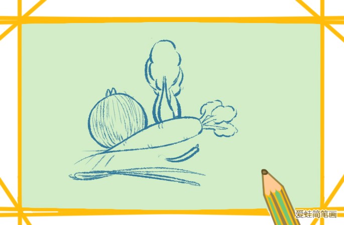 蔬菜儿童简笔画