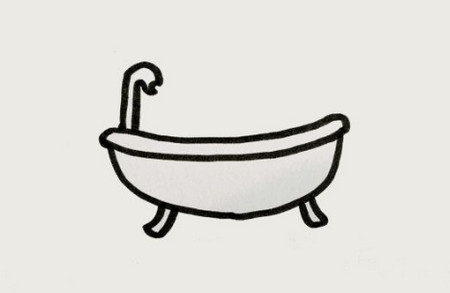 简单好画的浴缸怎么画