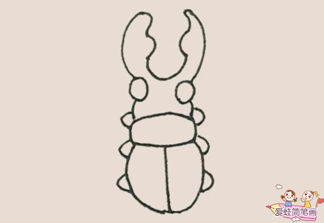 怎么画甲壳虫的一类