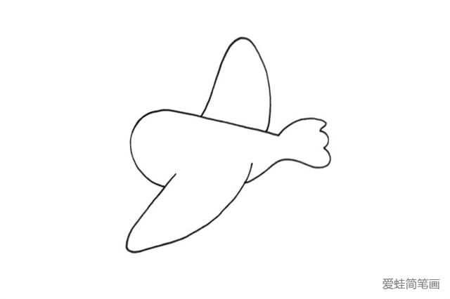 在飞翔的小鸟怎么画简笔画