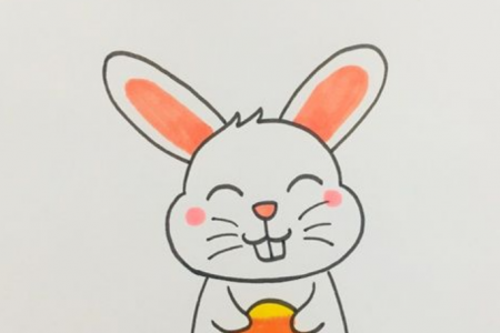可爱的小白兔怎么画简笔画